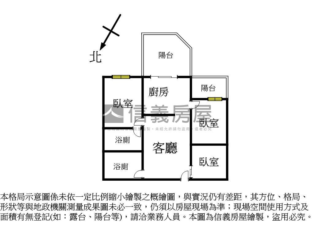 鳳翔新世代質感３房平車房屋室內格局與周邊環境