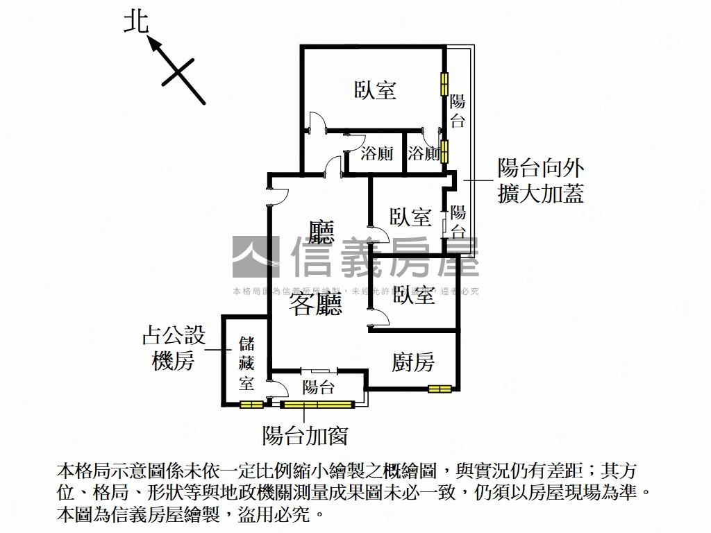 古亭捷運電梯三房車房屋室內格局與周邊環境