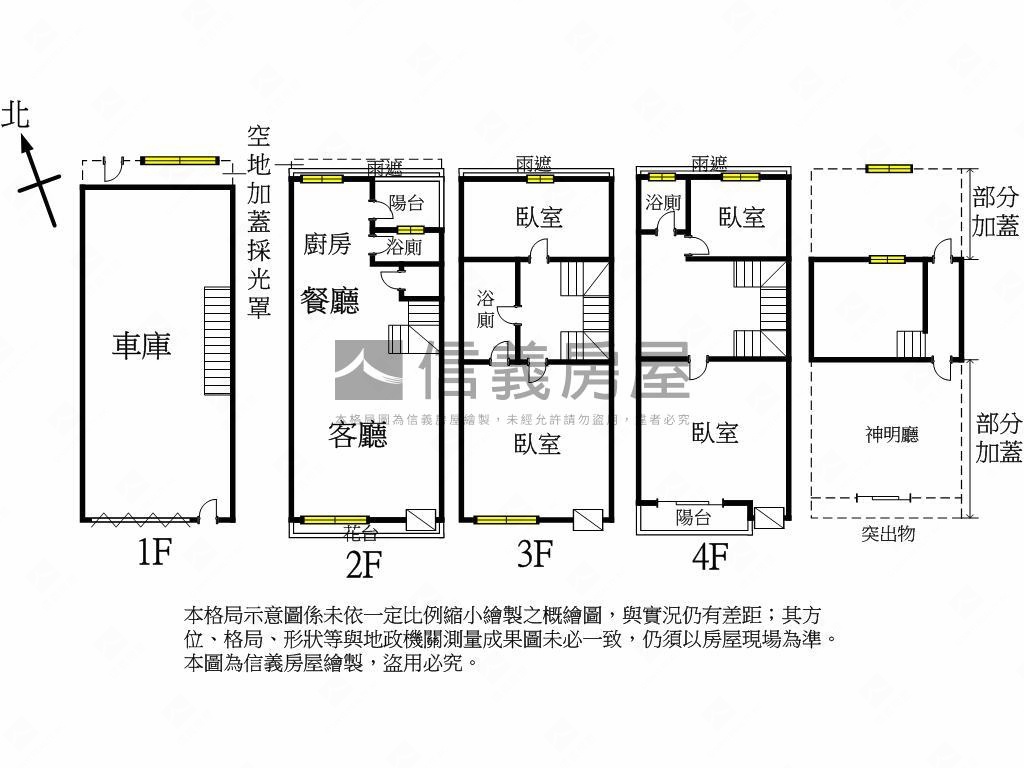 遊園北路朝南美宅近特五號房屋室內格局與周邊環境