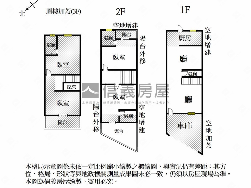 面公園整理過美透天房屋室內格局與周邊環境
