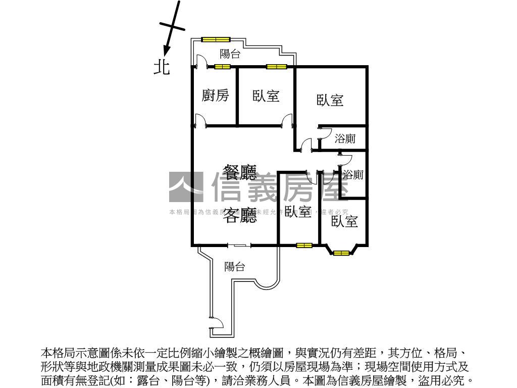 近市府四房平車房屋室內格局與周邊環境