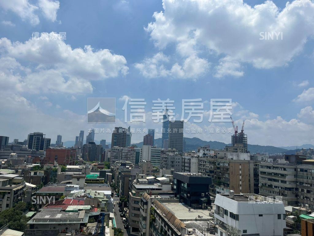 大安名人巷＞１０１景觀戶房屋室內格局與周邊環境