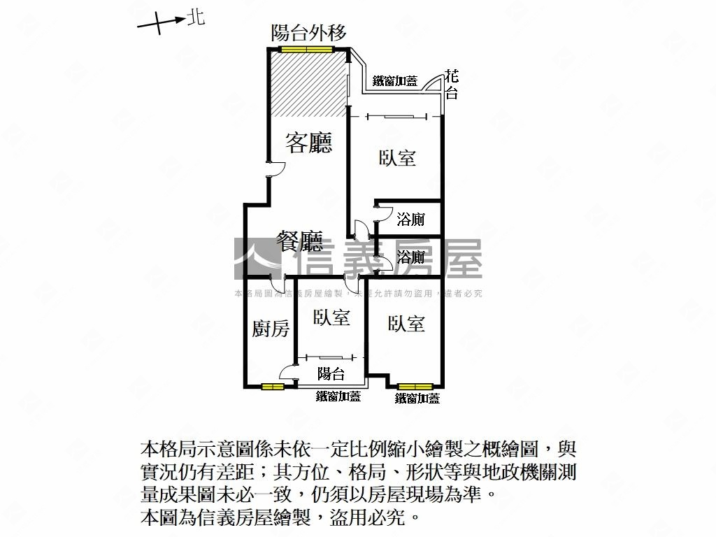 ✦健康三街✦富邑美大三房房屋室內格局與周邊環境