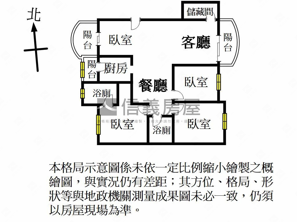 豪景四季四房車位房屋室內格局與周邊環境