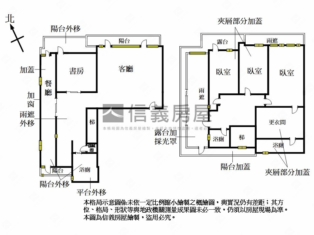 遠百旁頂樓視野稀有戶房屋室內格局與周邊環境