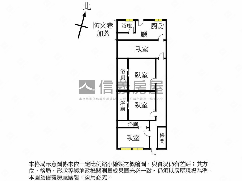 奇岩捷運四套房一樓房屋室內格局與周邊環境