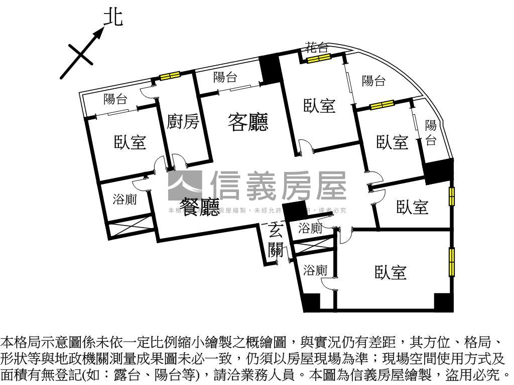 皇家貴賓首排綠景五房平車房屋室內格局與周邊環境
