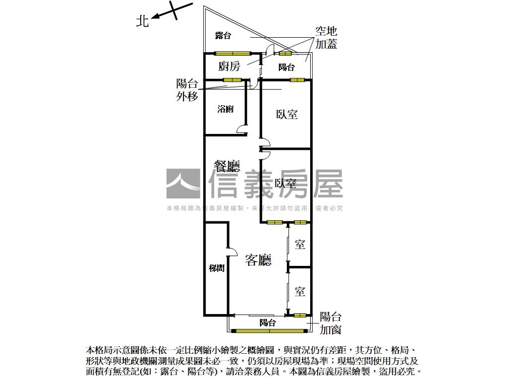 東園街稀有公寓三樓房屋室內格局與周邊環境