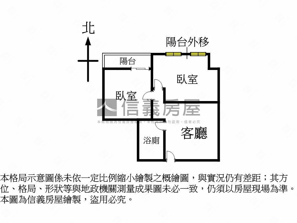 中山優質美裝潢兩房房屋室內格局與周邊環境