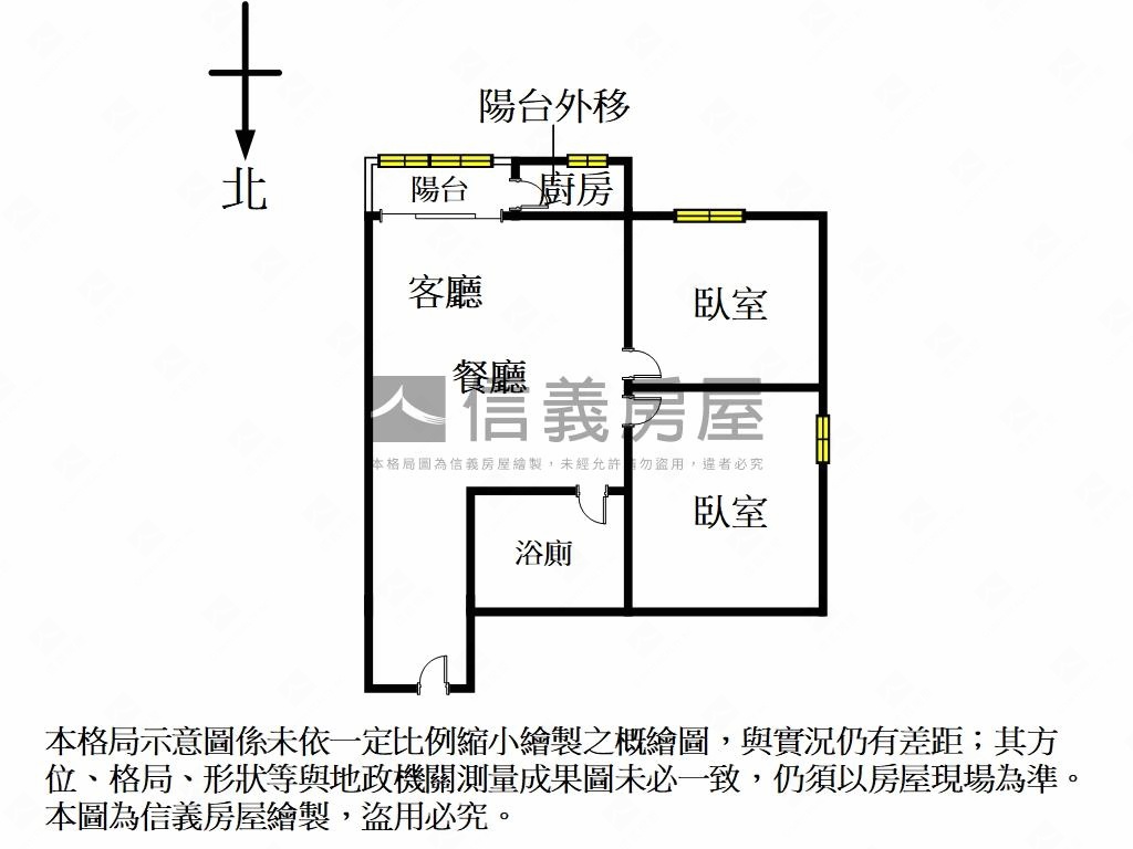 溫州稀有電梯兩房房屋室內格局與周邊環境