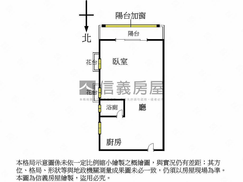 新生活邊間兩面採光房屋室內格局與周邊環境