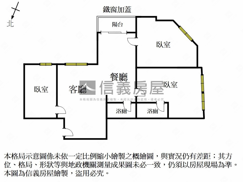 北成路｜和熙三房車位宅房屋室內格局與周邊環境