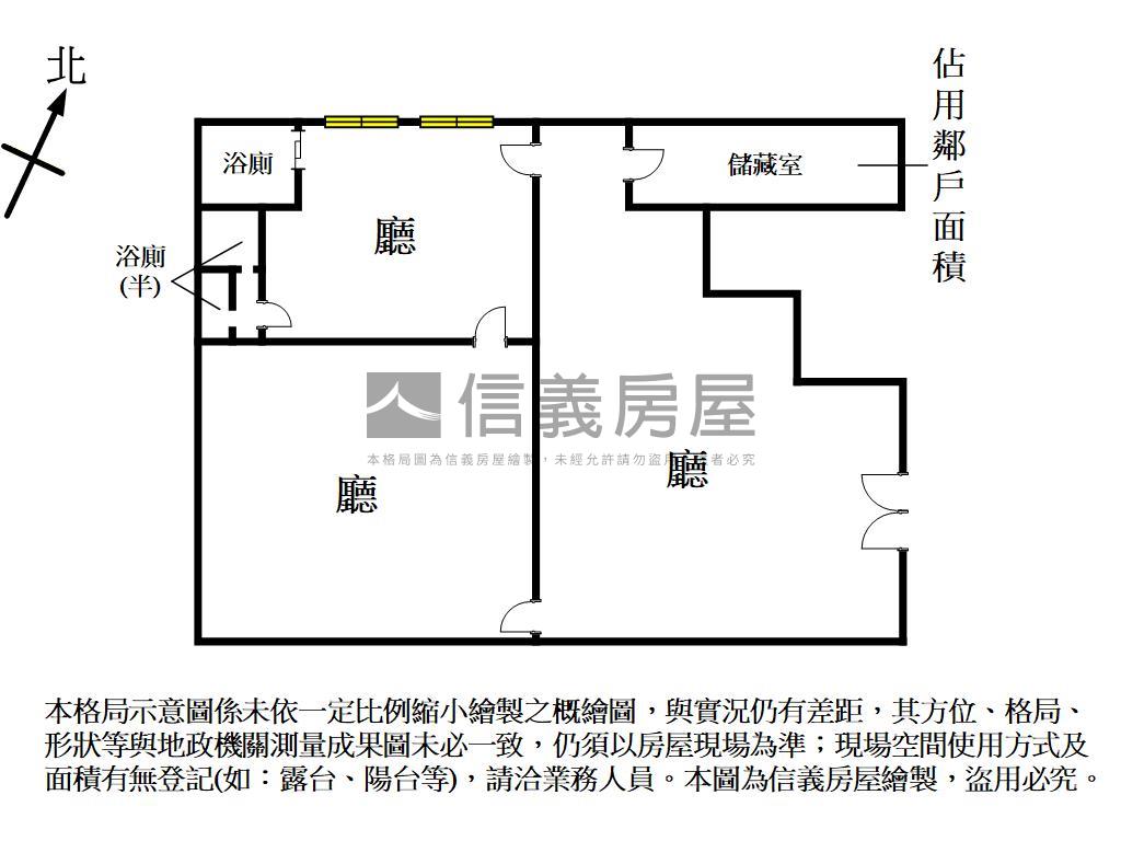 白朗峰大空間店面稀有釋出房屋室內格局與周邊環境