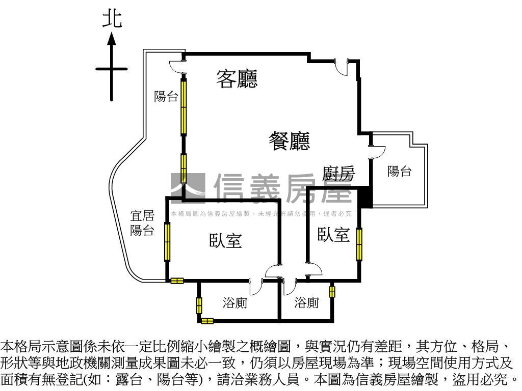 全新隱大蘊兩房平車房屋室內格局與周邊環境