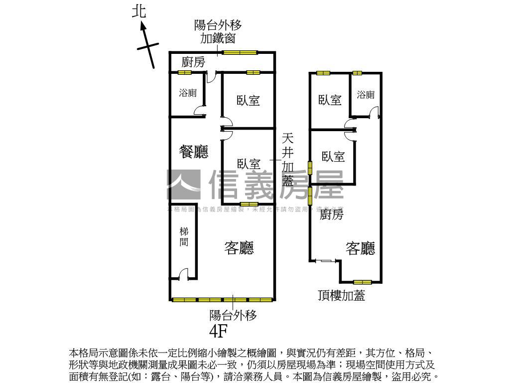 大觀路靜巷頂加實用宅房屋室內格局與周邊環境
