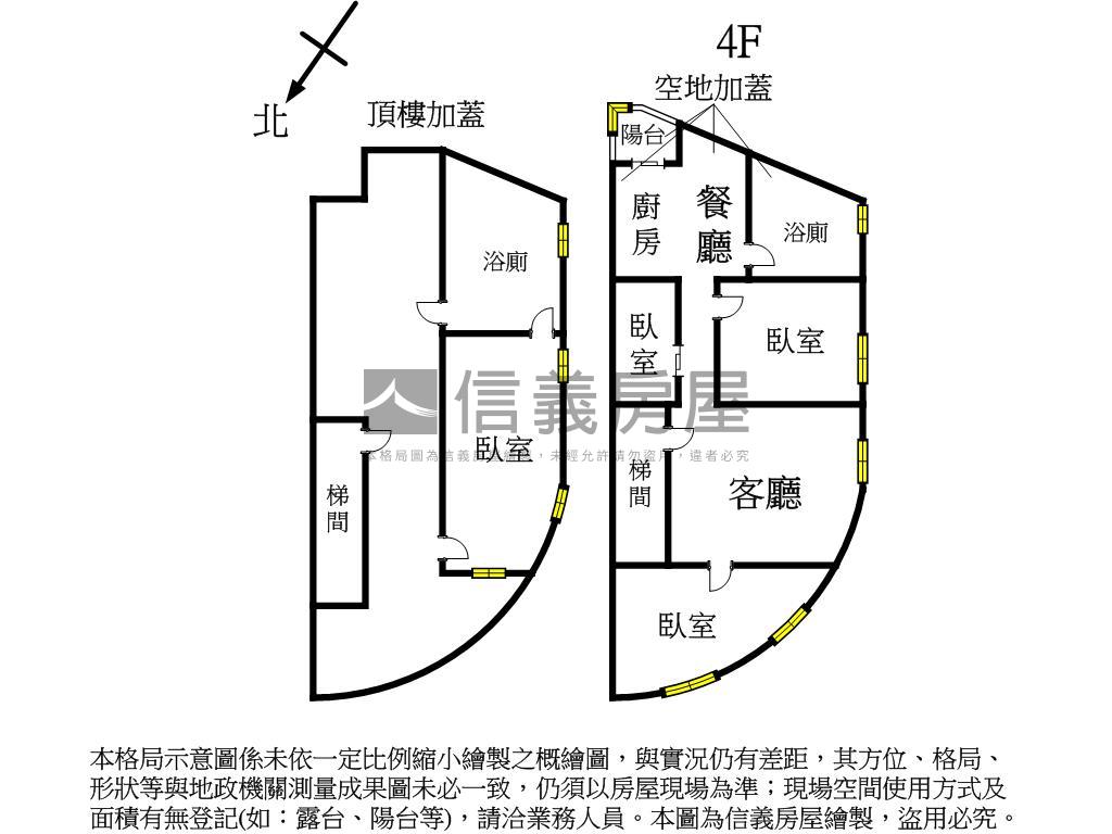 淡水三房５９８萬房屋室內格局與周邊環境