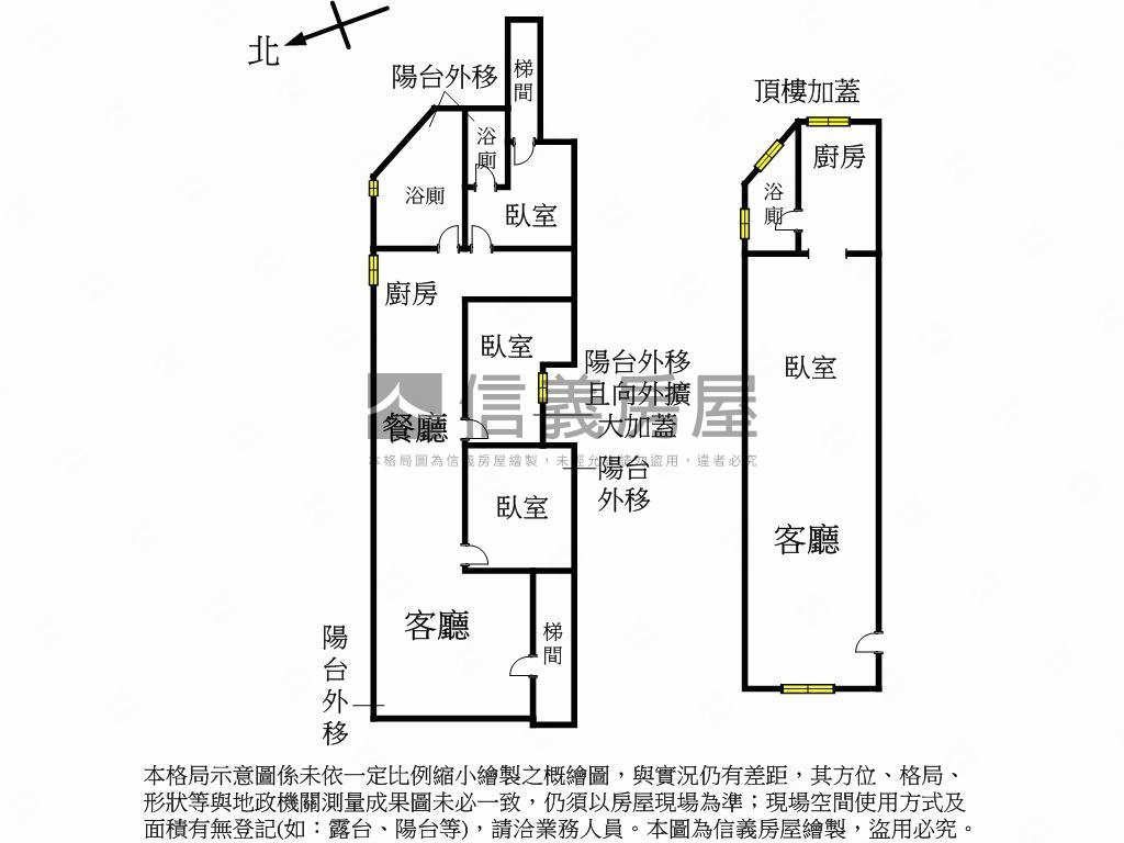 大安區優質頂加美宅房屋室內格局與周邊環境