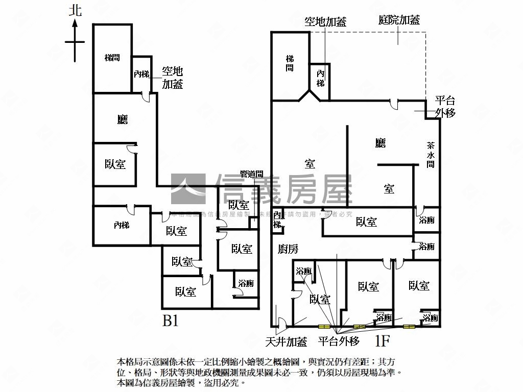 中山國中捷運住辦方便停車房屋室內格局與周邊環境