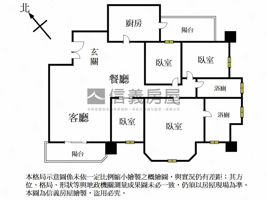 國泰精緻四房雙車位房屋室內格局與周邊環境