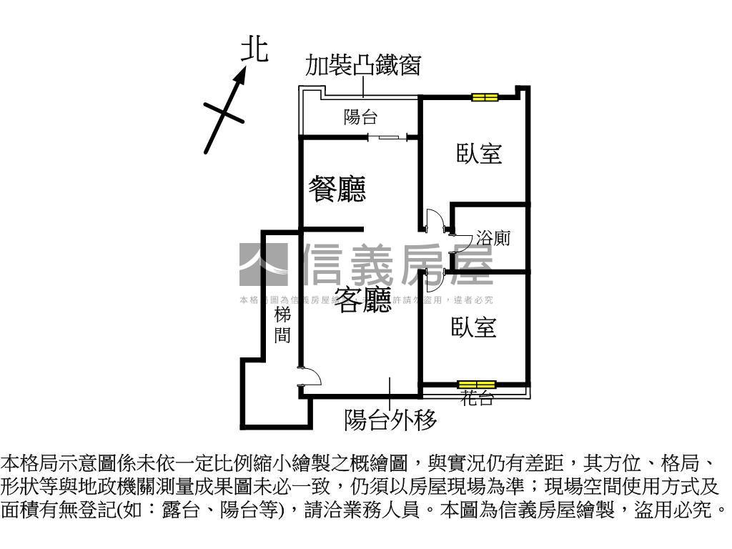 民安國小幸福成家明亮２房房屋室內格局與周邊環境
