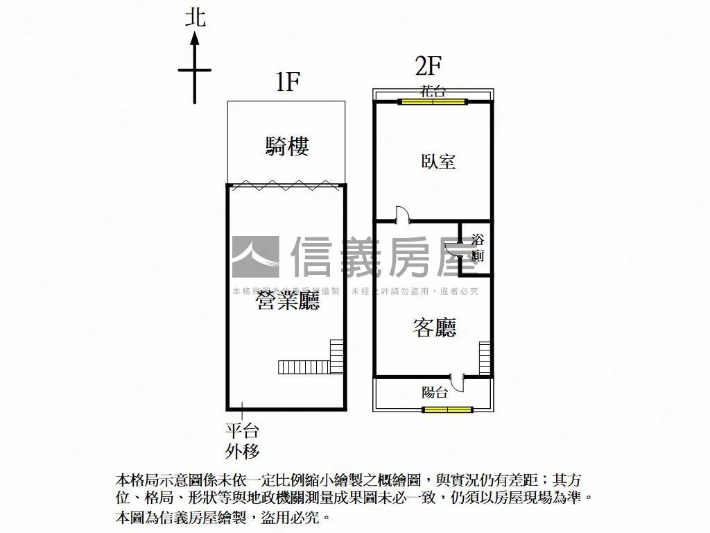 精誠大業路大面寬樓店讚房屋室內格局與周邊環境