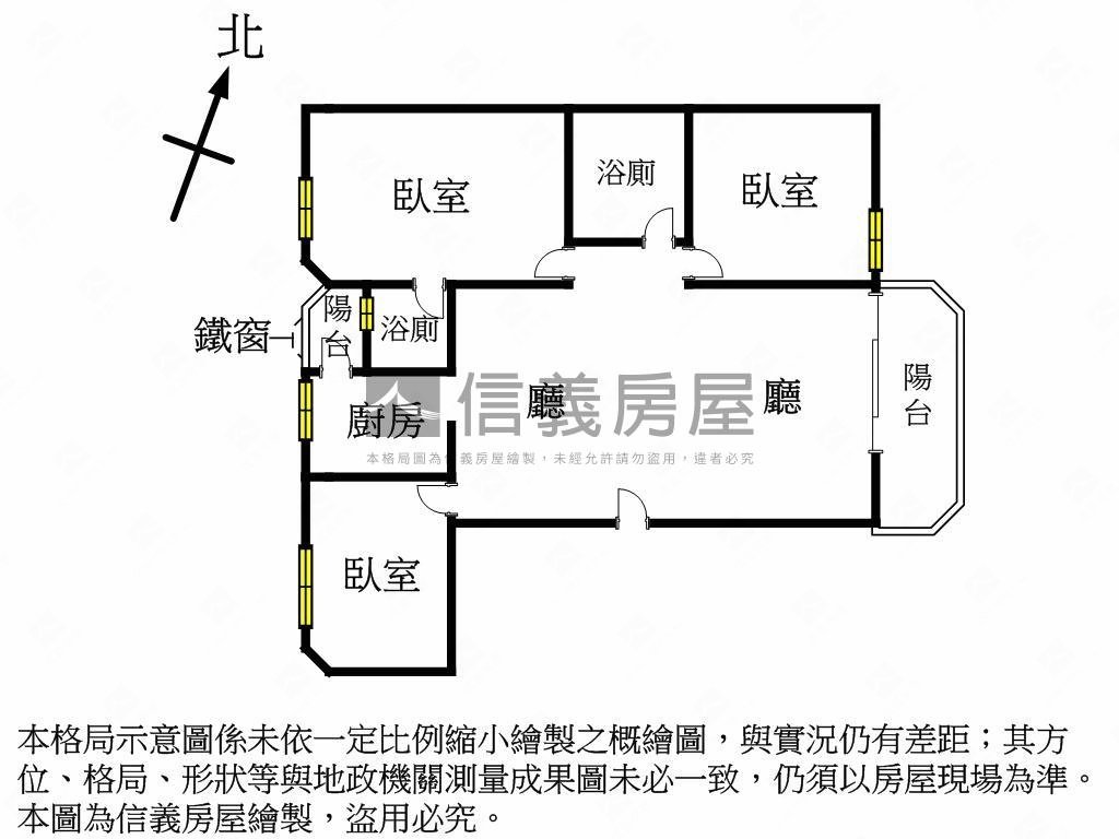 美麗島低總價方正三房房屋室內格局與周邊環境