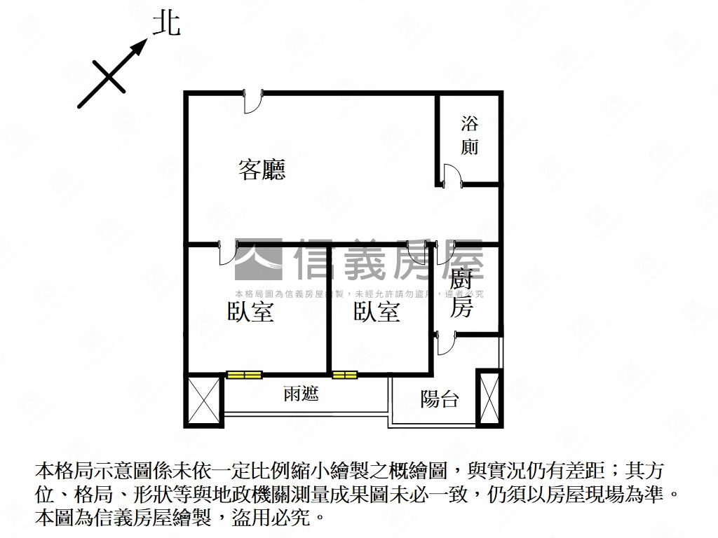 昕聯心※輕居森活２房車位房屋室內格局與周邊環境