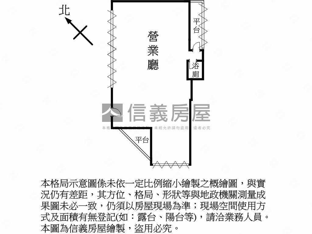 聯邦小店面房屋室內格局與周邊環境