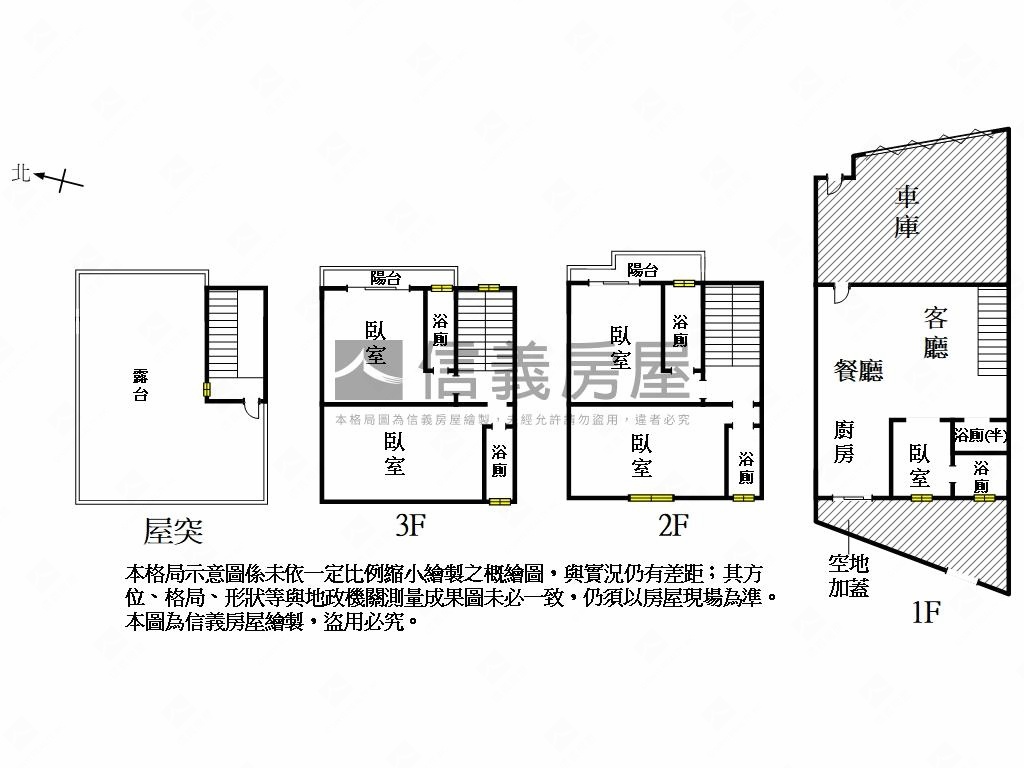 附開心農場雙車別墅房屋室內格局與周邊環境
