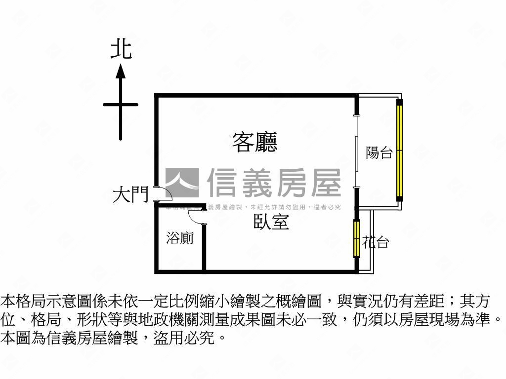 近科博館美套房房屋室內格局與周邊環境