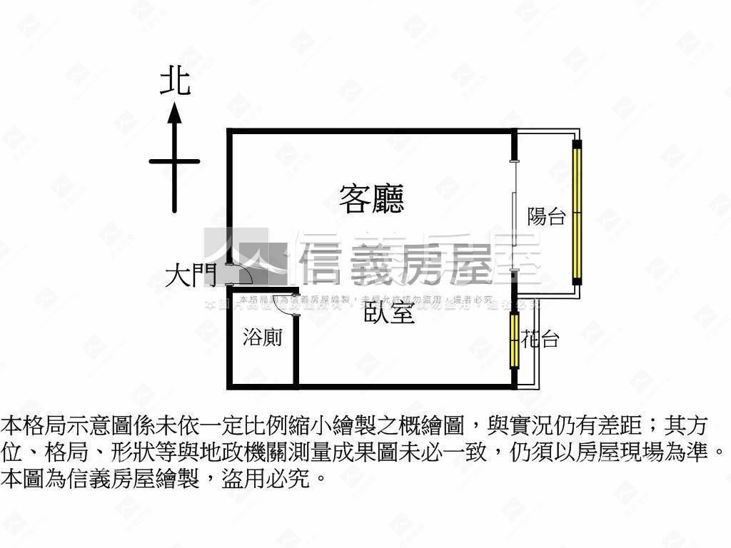 近科博館美套房房屋室內格局與周邊環境