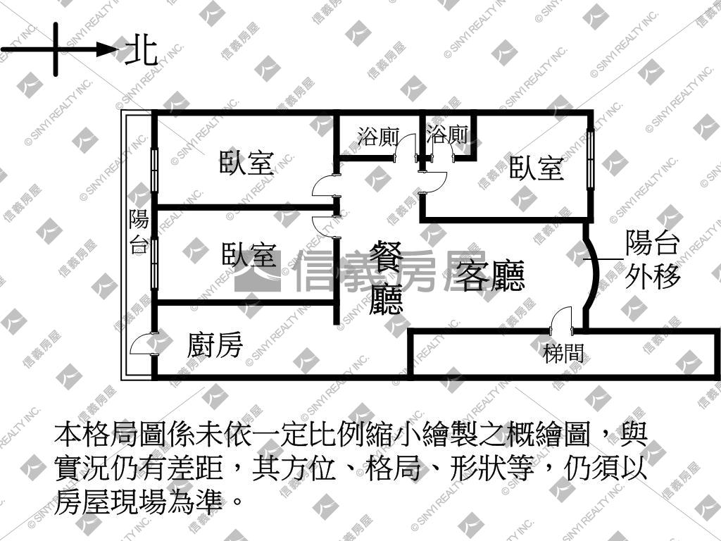 寶高路低總價３房房屋室內格局與周邊環境