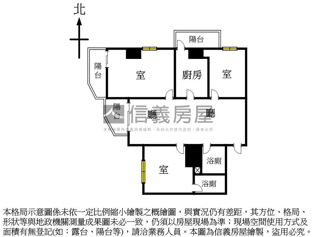 直面基隆港約５２坪大空間房屋室內格局與周邊環境