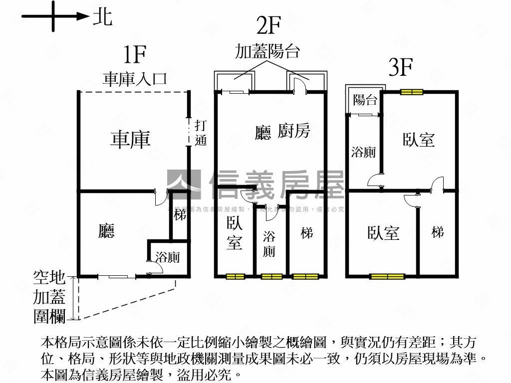 六合孟居Ｃ房屋室內格局與周邊環境