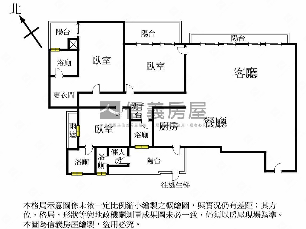 由鉅三希前棟視野豪邸房屋室內格局與周邊環境