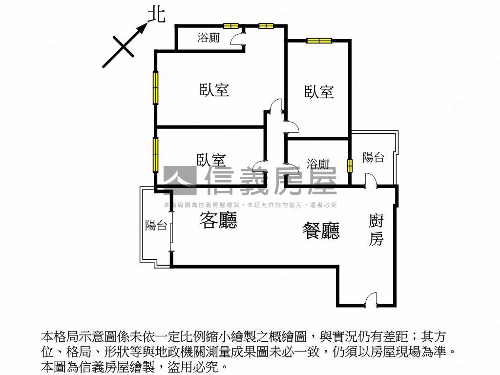 春福康波全新三房平車房屋室內格局與周邊環境