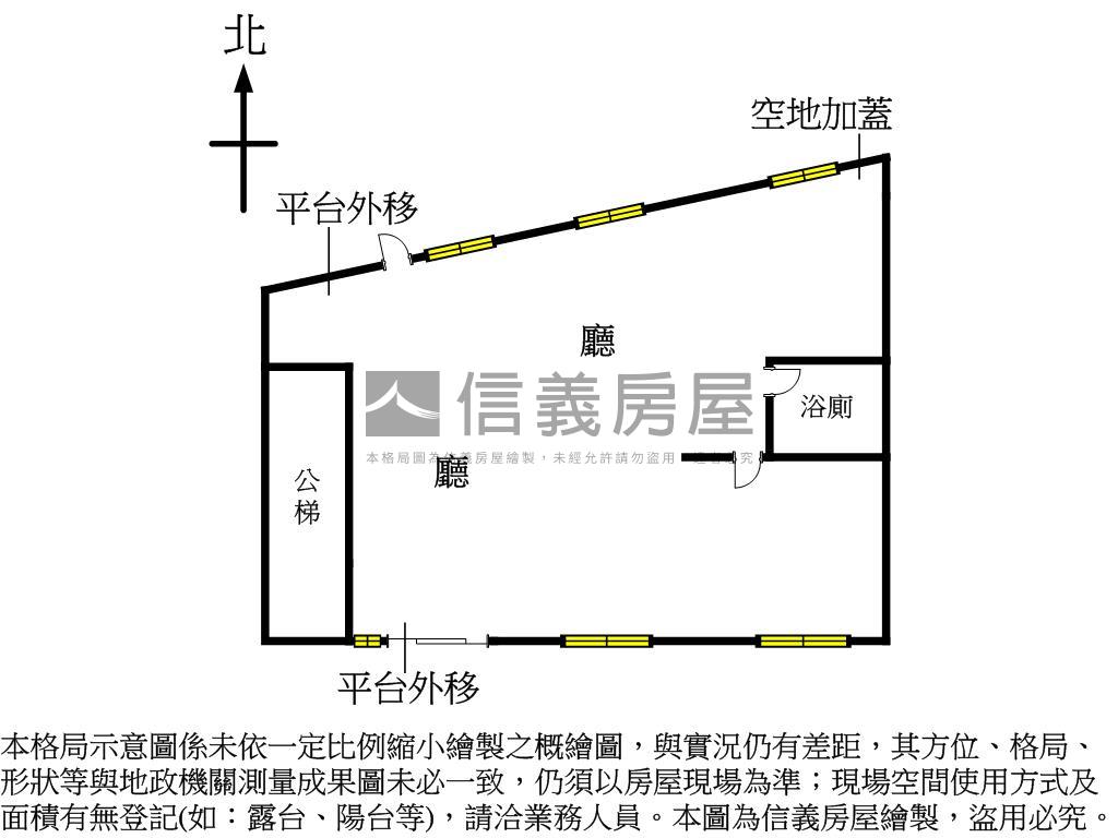 復興路一樓大空間房屋室內格局與周邊環境