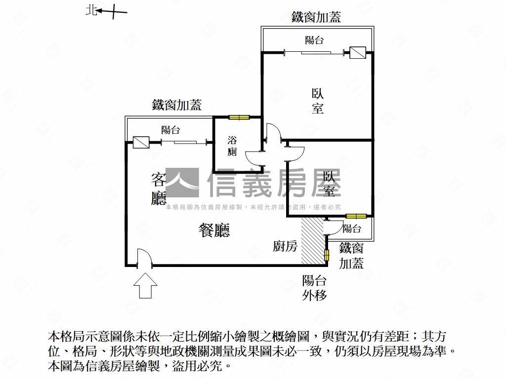 近五王國小水水兩房寓房屋室內格局與周邊環境