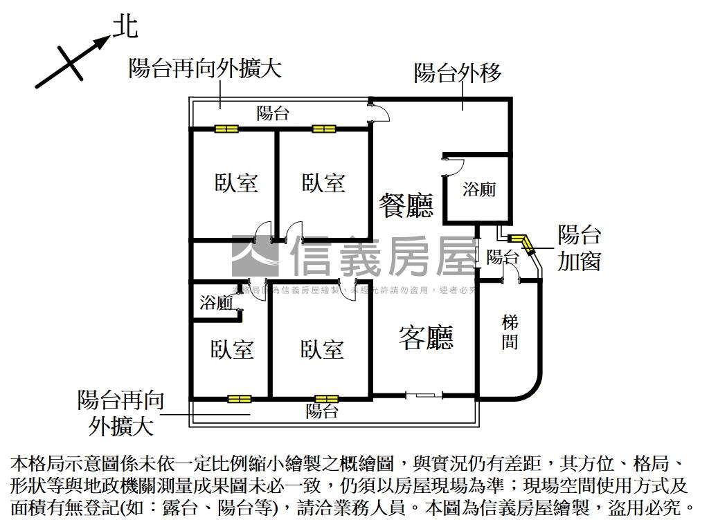 景平捷運一層一戶四房雅寓房屋室內格局與周邊環境