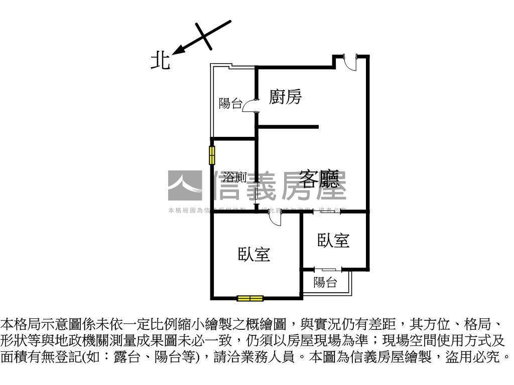 激推．美術館邊間精美兩房房屋室內格局與周邊環境