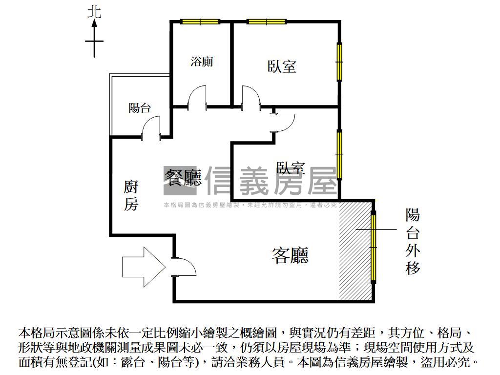 花漾城市美好裝潢兩房房屋室內格局與周邊環境
