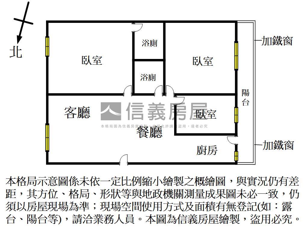 市政府．成家亮麗清新三房房屋室內格局與周邊環境