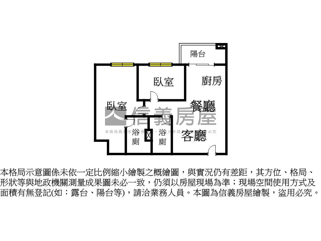 鑄慕兩房兩衛附車位房屋室內格局與周邊環境