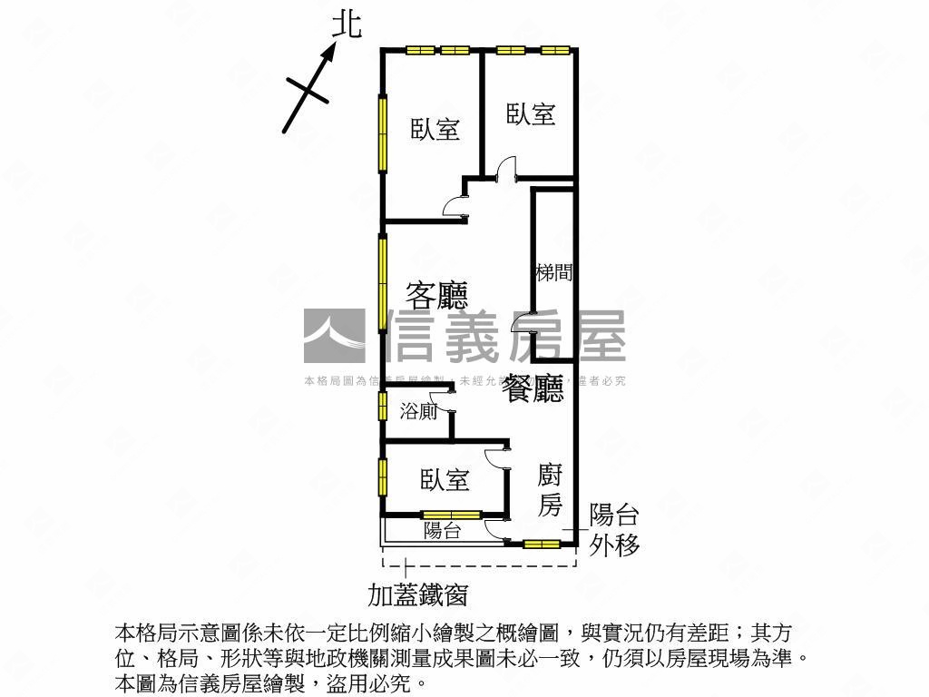 關渡公寓３房房屋室內格局與周邊環境