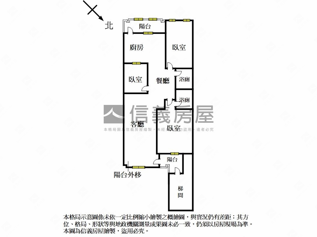 田納西名邸大三房房屋室內格局與周邊環境