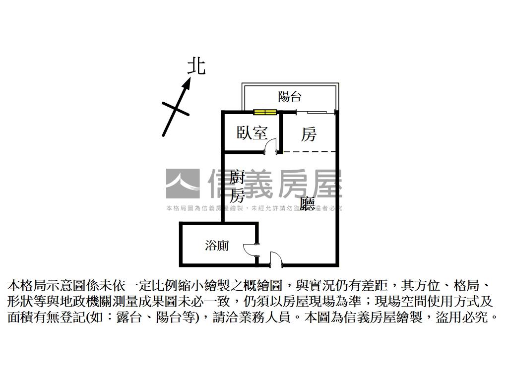 亞灣低總價大陽台方正兩房房屋室內格局與周邊環境