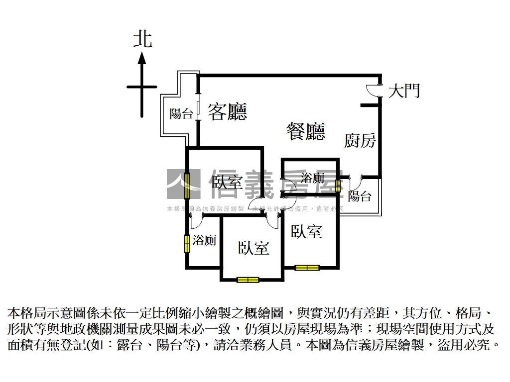 東方紐約帝王視野三房平車房屋室內格局與周邊環境