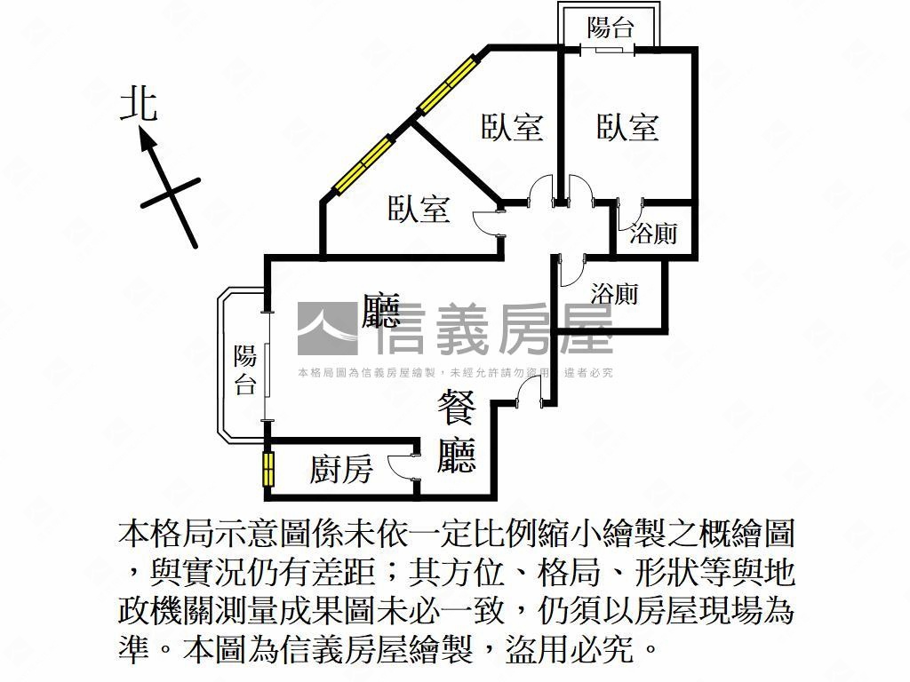Ａ２１環北站三房車位房屋室內格局與周邊環境