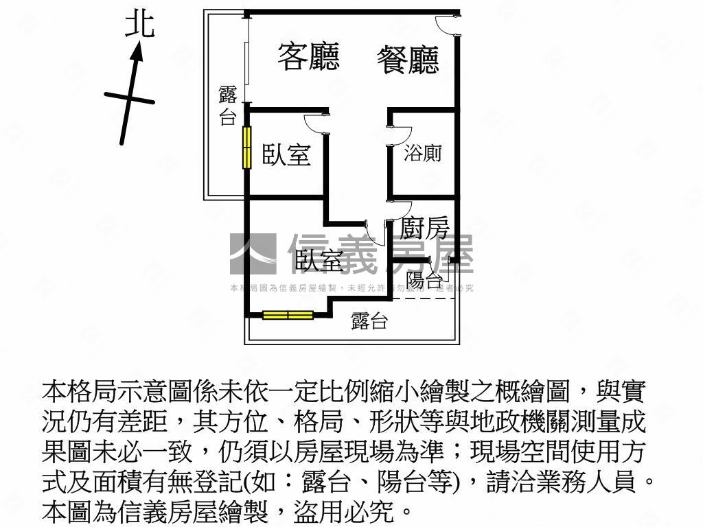 大清祥安露臺２房車位房屋室內格局與周邊環境