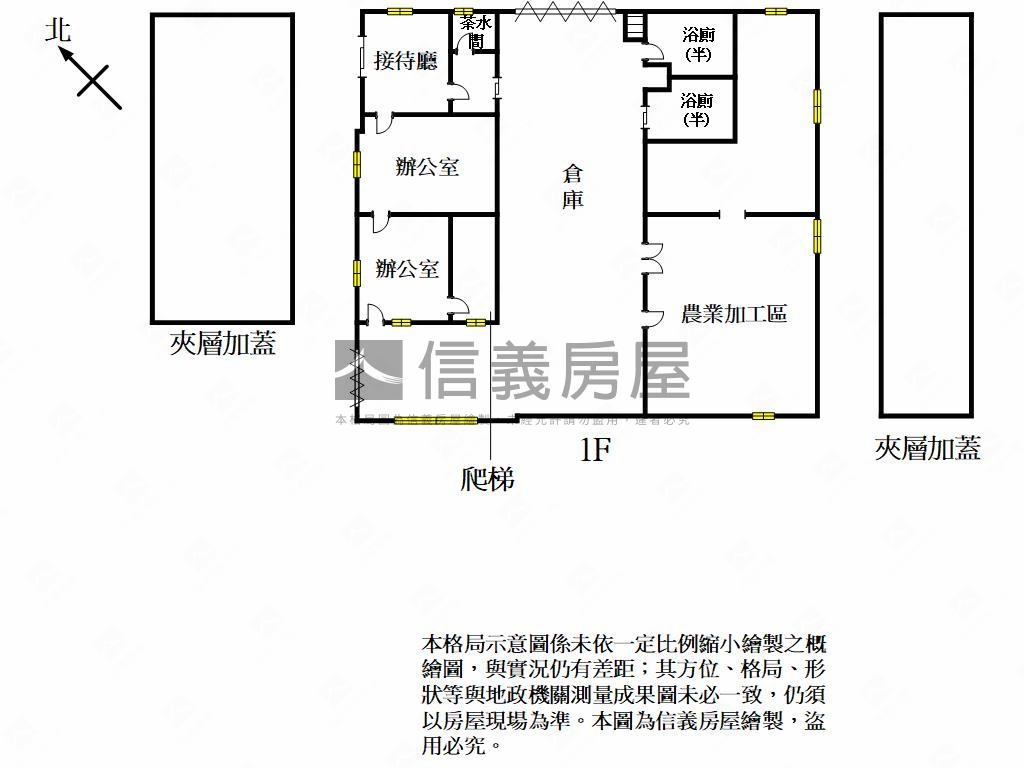 龍潭科學園區旁農業廠房房屋室內格局與周邊環境